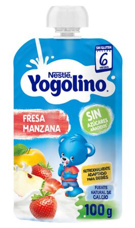 Alimentaci&oacute;n infantil Yogolino Nestle 100g fresa-manzana