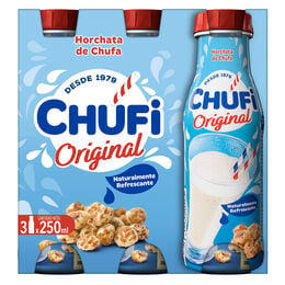 Horchata de chufa Chufi Original en pack de 3x250 ml