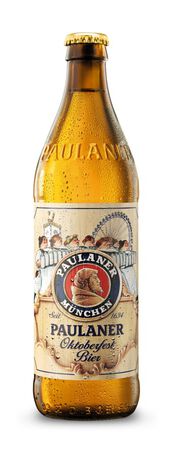 Cerveza rubia alemana Paulaner Oktoberfest 50cl