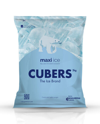 Hielo Cubers 2kg gin tonic
