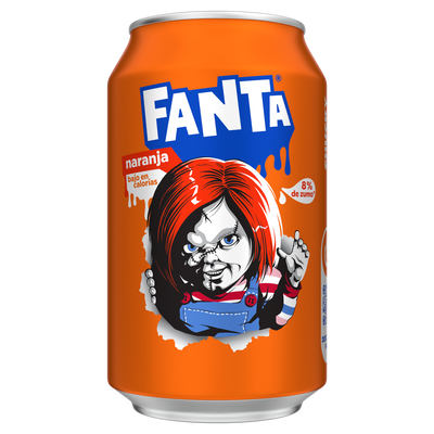 Refresco naranja Fanta lata 33cl