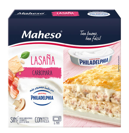 Lasaña Maheso carbonara 280g