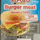Burger meat mixta cerdo y vacuno ElPozo 540g pack 6 uds
