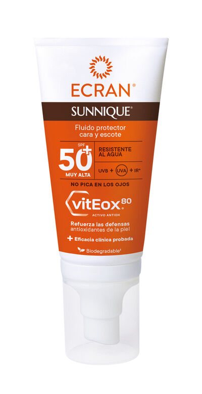Fluido protector solar Ecran 50 ml F50 Cara y escote
