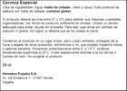 Cerveza rubia sin filtrar 0,0 El Águila 33cl