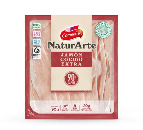 Jamón cocido Naturarte Campofrío 90 gr