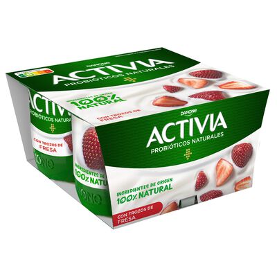 B&iacute;fidus Activia pack 4 fresa