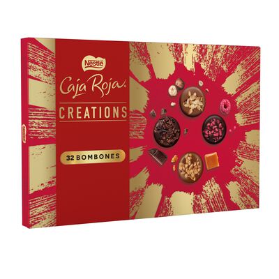 Bombón caja roja Nestlé 398g creations surtidos