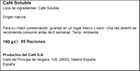 Café soluble natural La Estrella 190g
