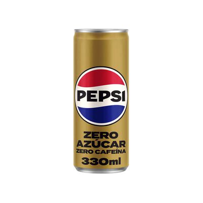Refresco cola Pepsi zero lata 33cl sin cafeína