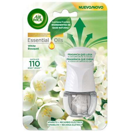 Ambientador electrico Airwick aparato+reambio Bouquet