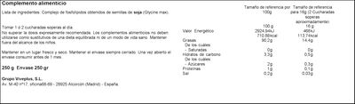 Lecitina de soja Vive+ 250g