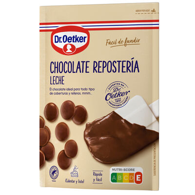 Chocolate con leche para reposter&iacute;a Dr Oetker 150g