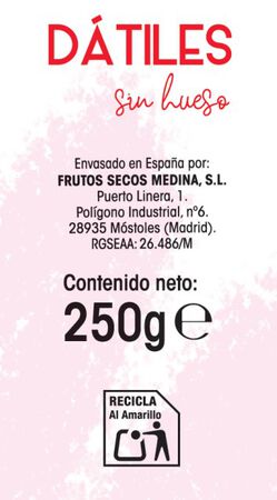 Dátil sin hueso Alipende 250g