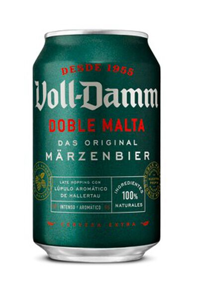 Cerveza tostada Voll Damm lata 33cl