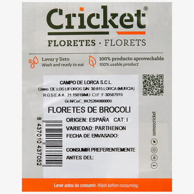 Floretes de br&oacute;coli 400g