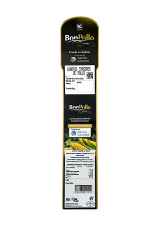 Traseros de pollo Bon Pollo 850g aproximadamente