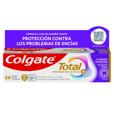 Pasta de Dientes Colgate Total Prevenci&oacute;n Activa + Cuidado de Enc&iacute;as 75ml