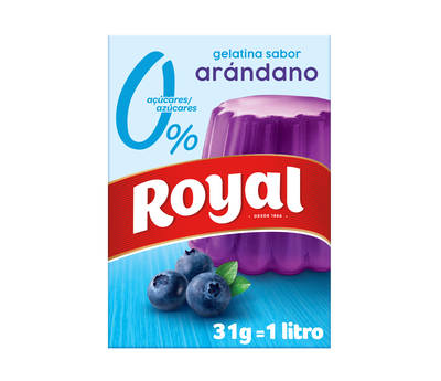 Gelatina light de ar&aacute;ndano Royal 31g