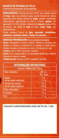 Nuggets de pollo Alipende 400g