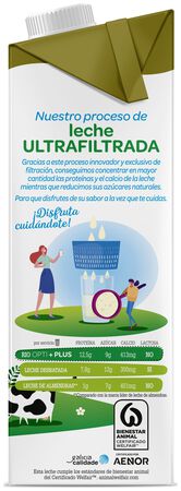 Leche brick Opti+Plus Rio 1 l desnatada