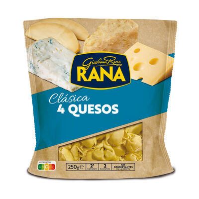 Pasta fresca tortellini gourmet 4 quesos Rana 250g