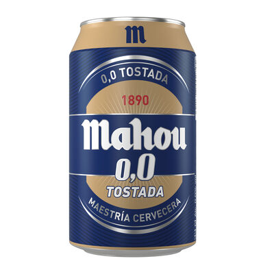 Cerveza sin alcohol Mahou 00 Tostada lata 33cl