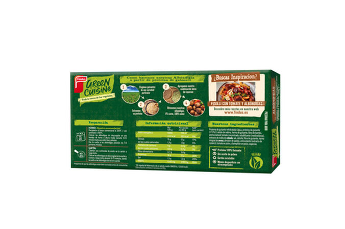 Albóndigas Findus Green Cuisine proteína guisante 240g
