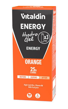 Gel líquido energético sabor naranja Vitaldin 165ml