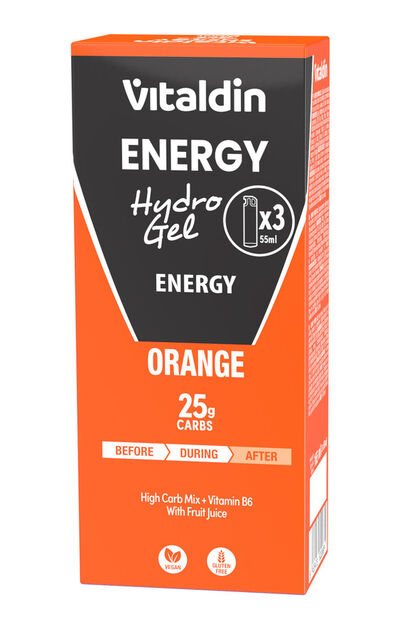 Gel líquido energético sabor naranja Vitaldin 165ml