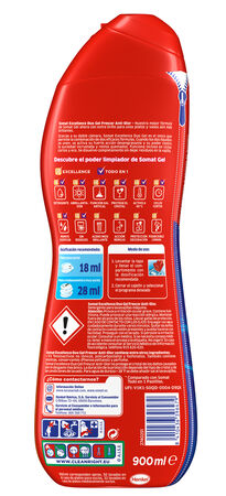 Lavavajillas en gel Somat 50 lavados Excellence Duo Anti-olor