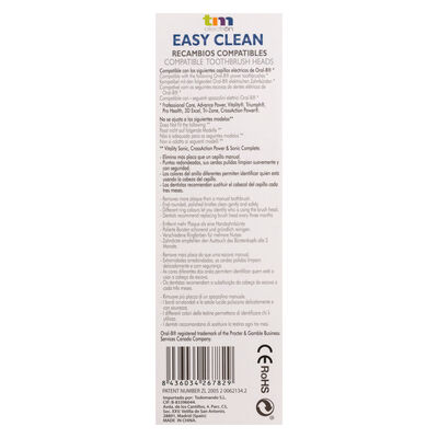 Recambio cepillo el&eacute;ctrico tm electron 4 uds