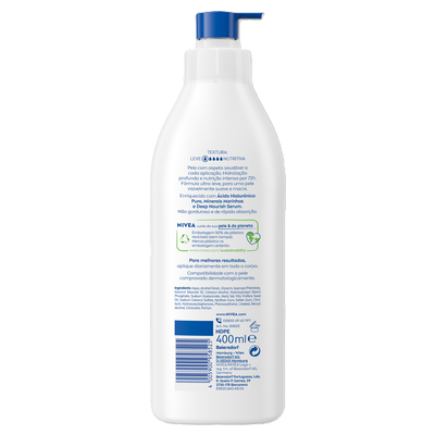 Loci&oacute;n corporal hidratante express para piel normal a seca Nivea 400ml