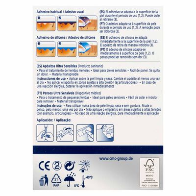 Apósitos Cosmoplast 10 uds ultrasensibles