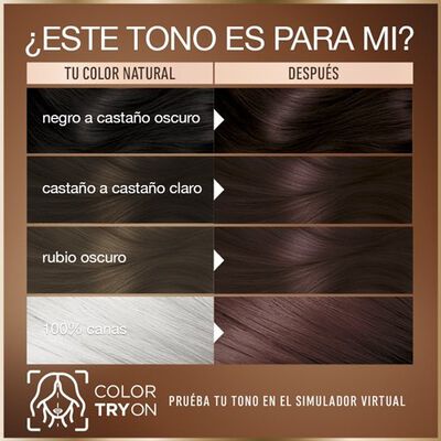 Tinte Para El Cabello Good Garnier Castaño Nº 4.15
