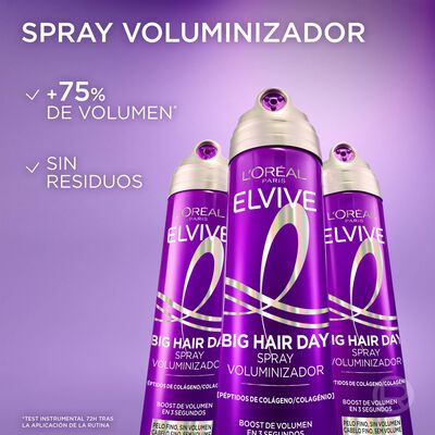 Spray volumizador col&aacute;geno Elvive 200 ml
