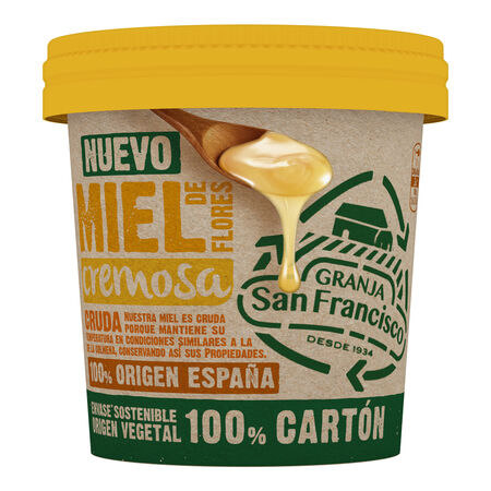 Miel de flores cremosa Granja San Francisco 385g