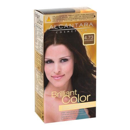 Tinte de cabello Alcántara Brilliant Color nº 4.73 chocolate