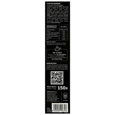 Pan Burger Goiko 150g