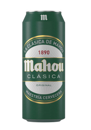 Cerveza rubia Mahou Clásica lata 50cl