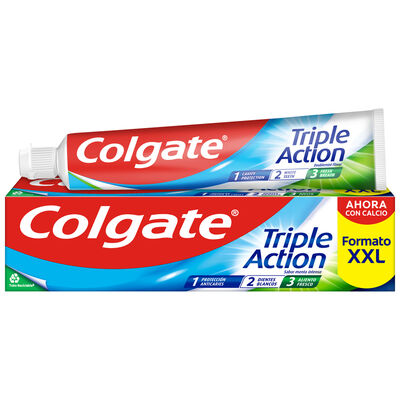 Pasta de dientes Colgate Triple Action anticaries y frescor a menta 100ml
