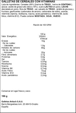 Galletas mini Dinosaurus 196g