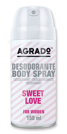 Desodorante spray sweet love agrado 150 ml