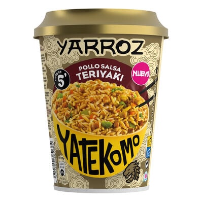 Yarroz Yatekomo con pollo y salsa teriyaki 84g 
