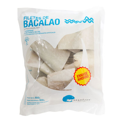 Bacalao en filetes Scanfisk 800g