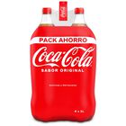 Refresco cola Coca-Cola botella 2l pack 4