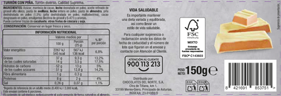 Pralin&eacute; de pi&ntilde;a Alipende 150g