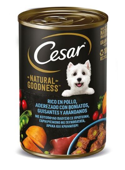 Alimentaci&oacute;n para perro C&eacute;sar 400g Pollo