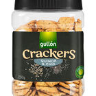 Galletas crackers Gull&oacute;n 250g quinoa y ch&iacute;a