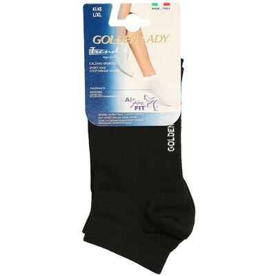 Calcetín Tobillero Deportivo Golden Lady Talla L-Xl Negro